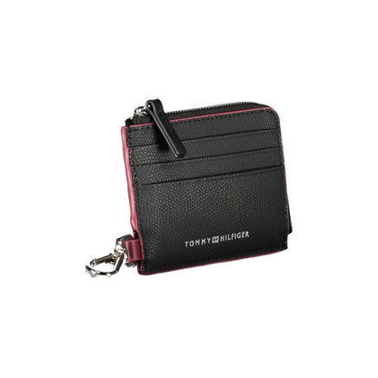 Porte-cartes en cuir chic Tommy Hilfiger avec mousqueton