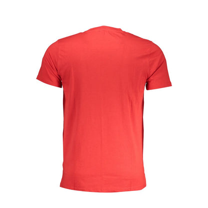 Cavalli Class Red Cotton T-Shirt by Cavalli Class