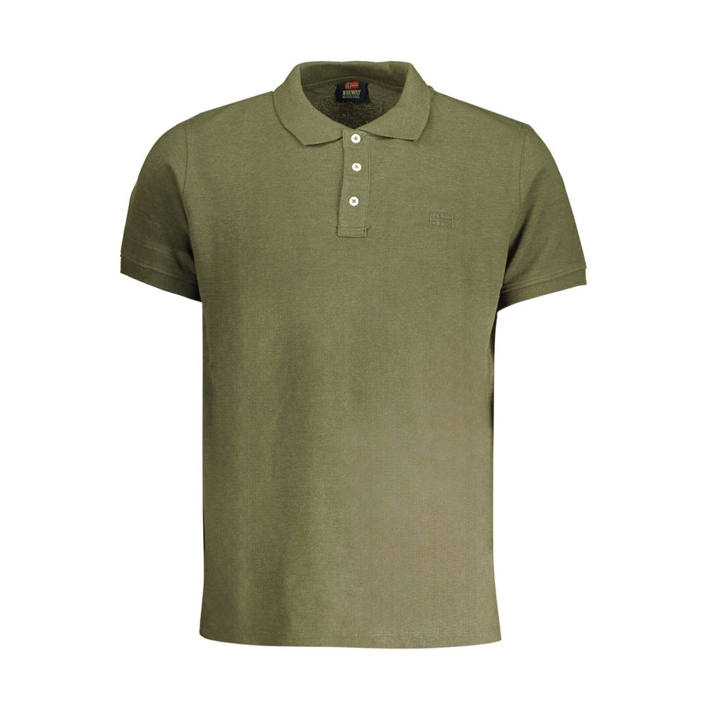 Norway 1963 Green Cotton Polo Shirt by Norway 1963