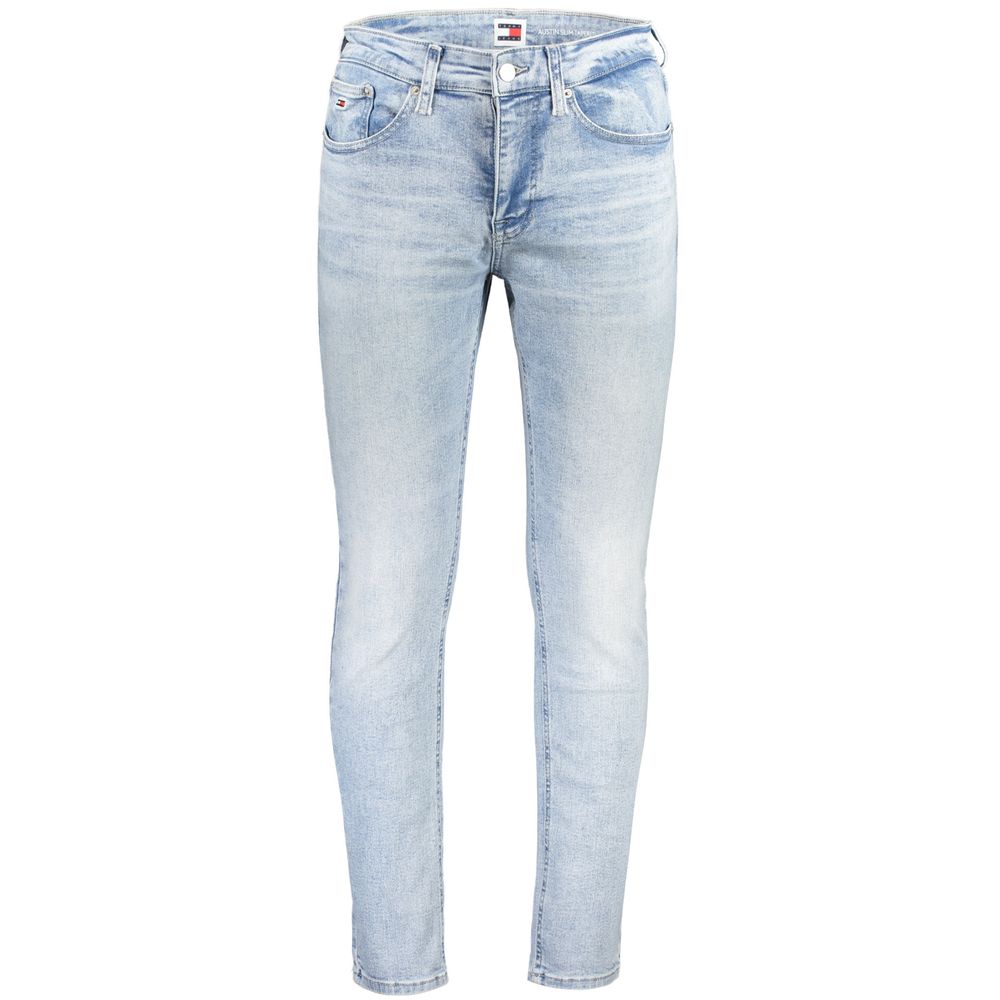 Tommy Hilfiger Light Blue Cotton Men Jeans by Tommy Hilfiger