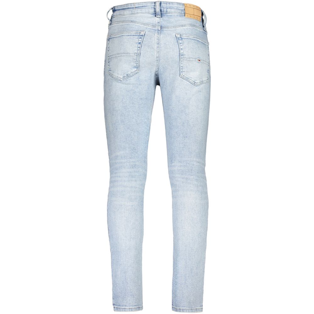 Tommy Hilfiger Light Blue Cotton Men Jeans by Tommy Hilfiger