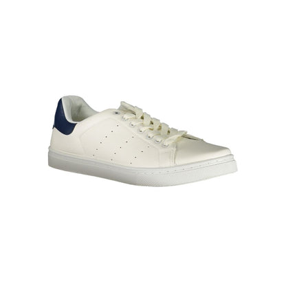 Norway 1963 White Polyester Sneaker by Norway 1963