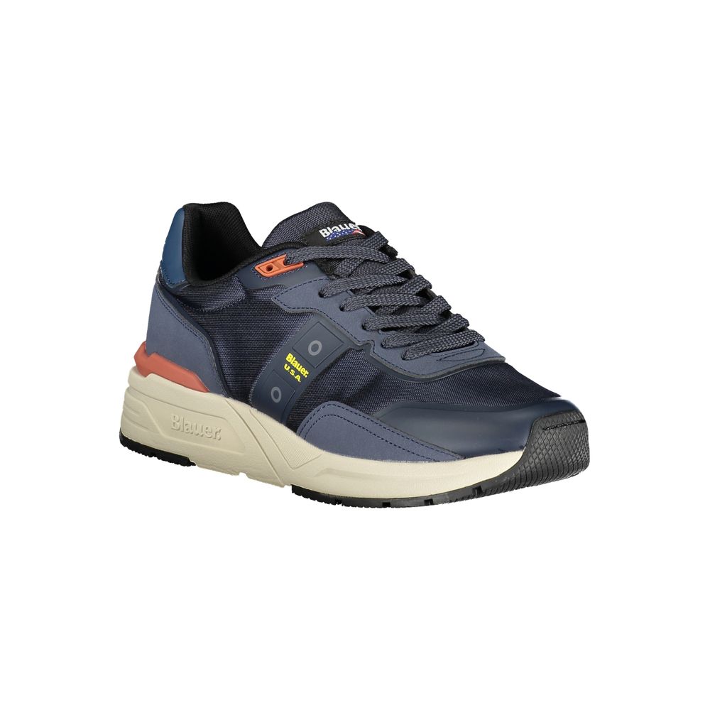 Blauer Blue Polyester Sneaker by Blauer
