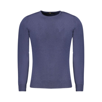 Cavalli Class Blue Viscose Men Sweater by Cavalli Class