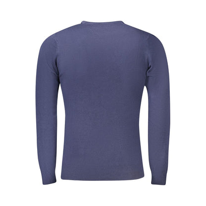 Cavalli Class Blue Viscose Men Sweater by Cavalli Class