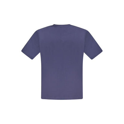 North Sails Blue Cotton Men T-Shirt by North Sails