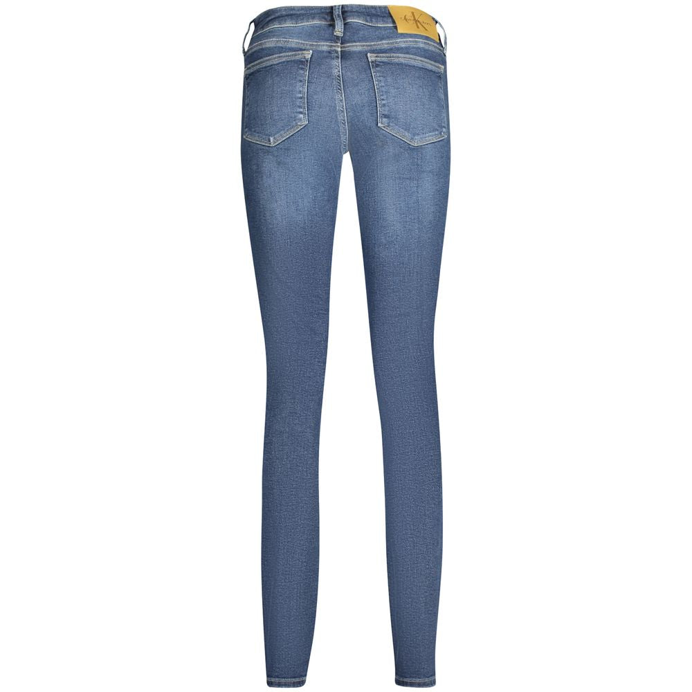 Calvin Klein Blue Cotton Jeans & Pant by Calvin Klein