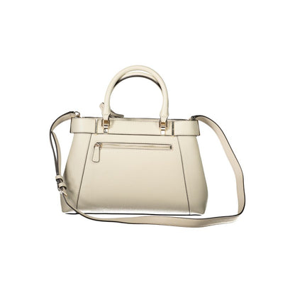 Guess Jeans Beige Polyethylene Handbag by Guess Jeans