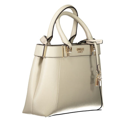 Guess Jeans Beige Polyethylene Handbag by Guess Jeans