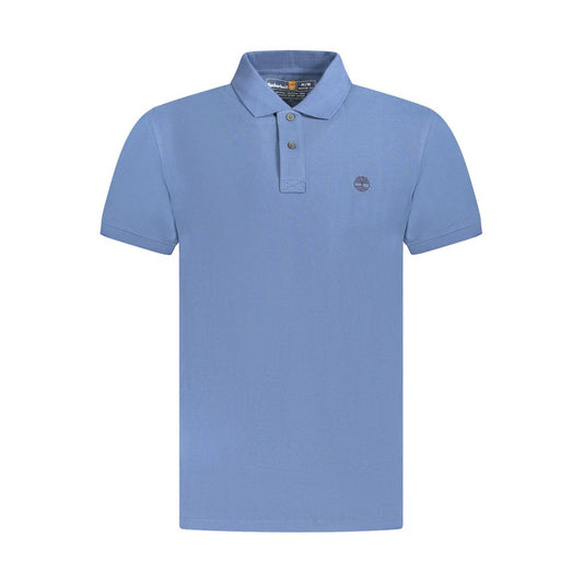 Polo Timberland bleu en coton pour homme