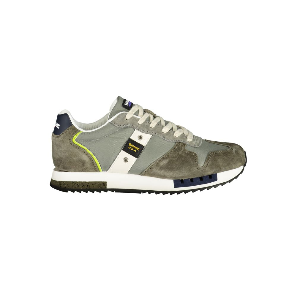 Blauer Green Polyester Mens Sneaker by Blauer