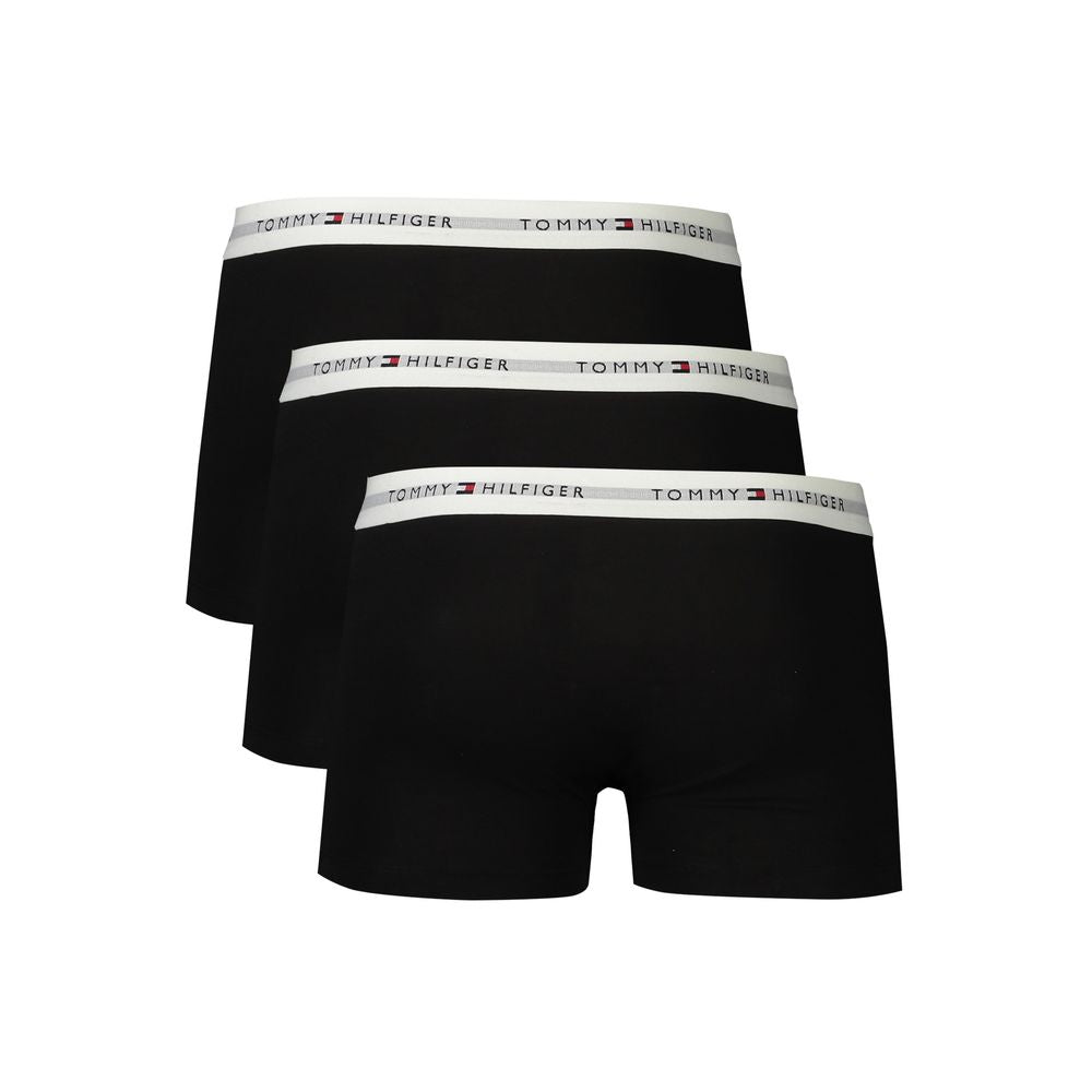 Boxer homme en coton noir Tommy Hilfiger
