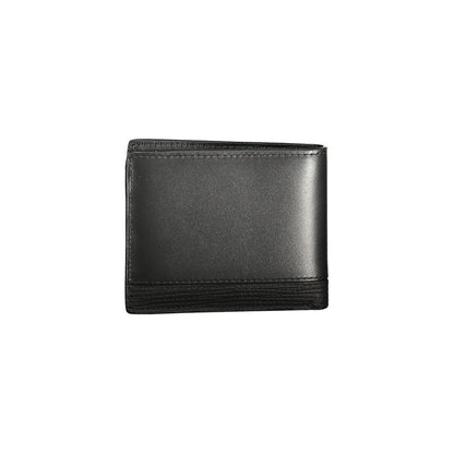 Portefeuille homme en cuir noir Tommy Hilfiger