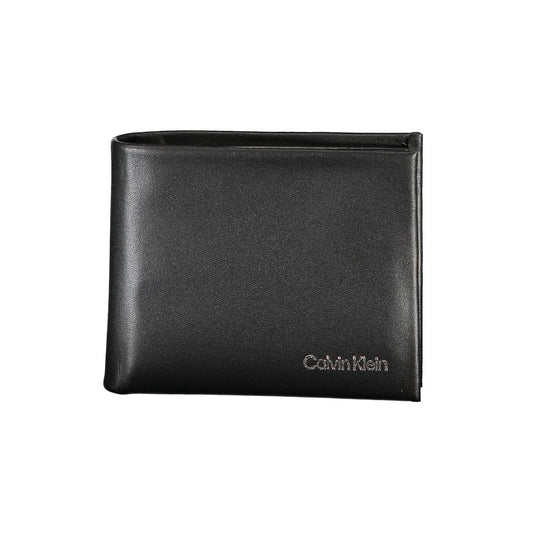 Portefeuille homme Calvin Klein en polyester noir