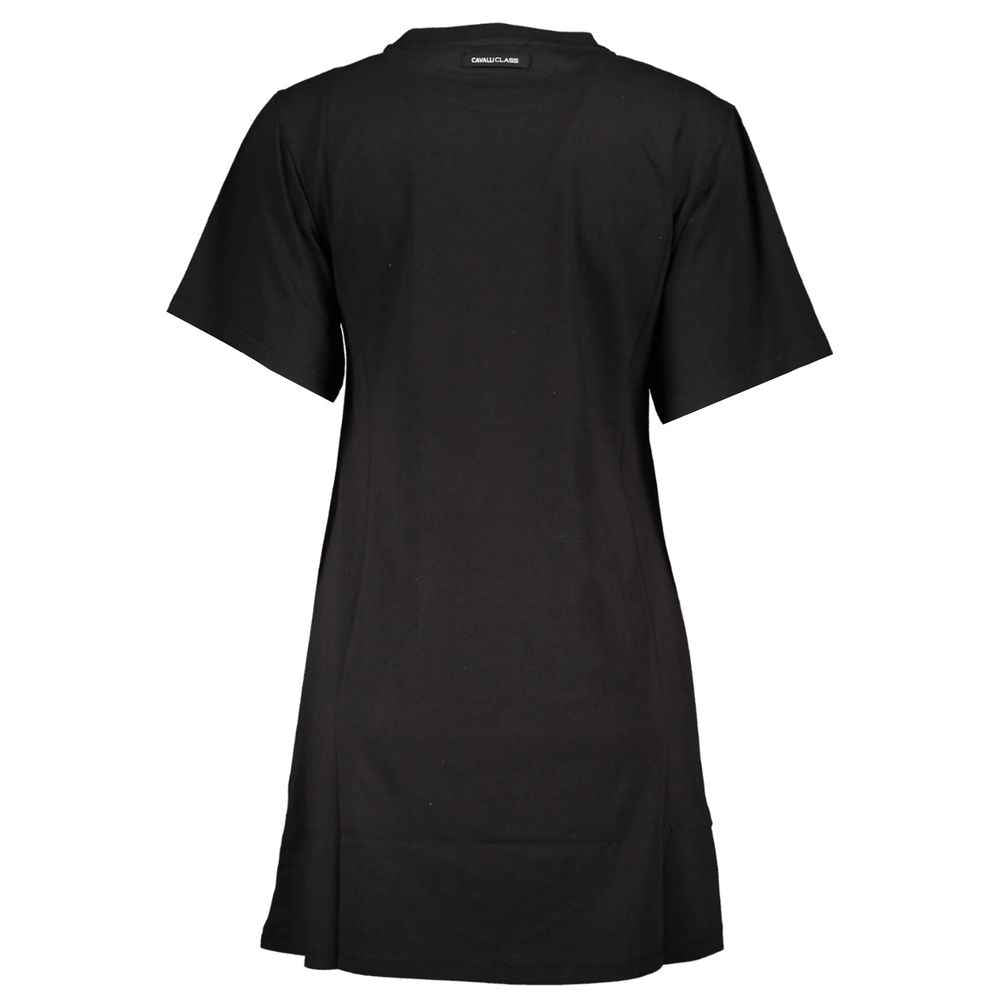 Cavalli Class Top Katoen Dames T Shirt Zwart Passvorm