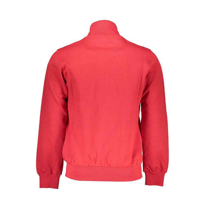 La Martina Red Cotton Men Sweater