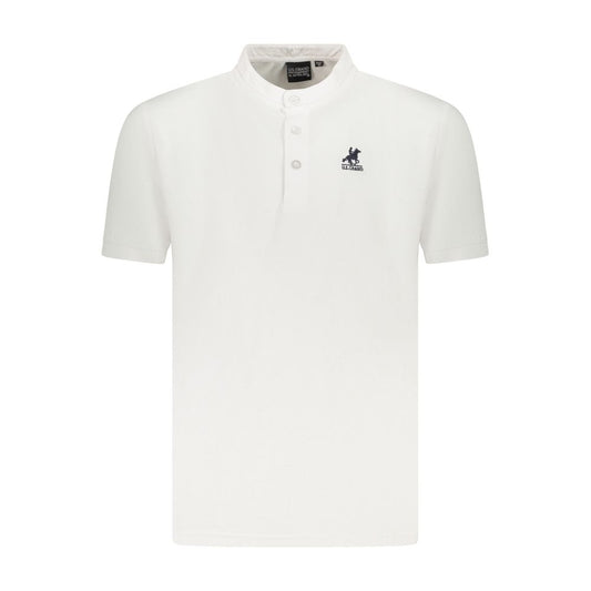 US Grand Polo White Cotton Men Polo Shirt