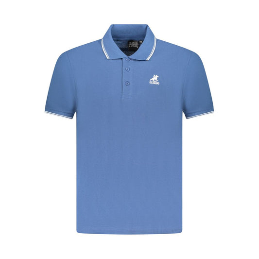 US Grand Polo Blue Cotton Men Polo Shirt