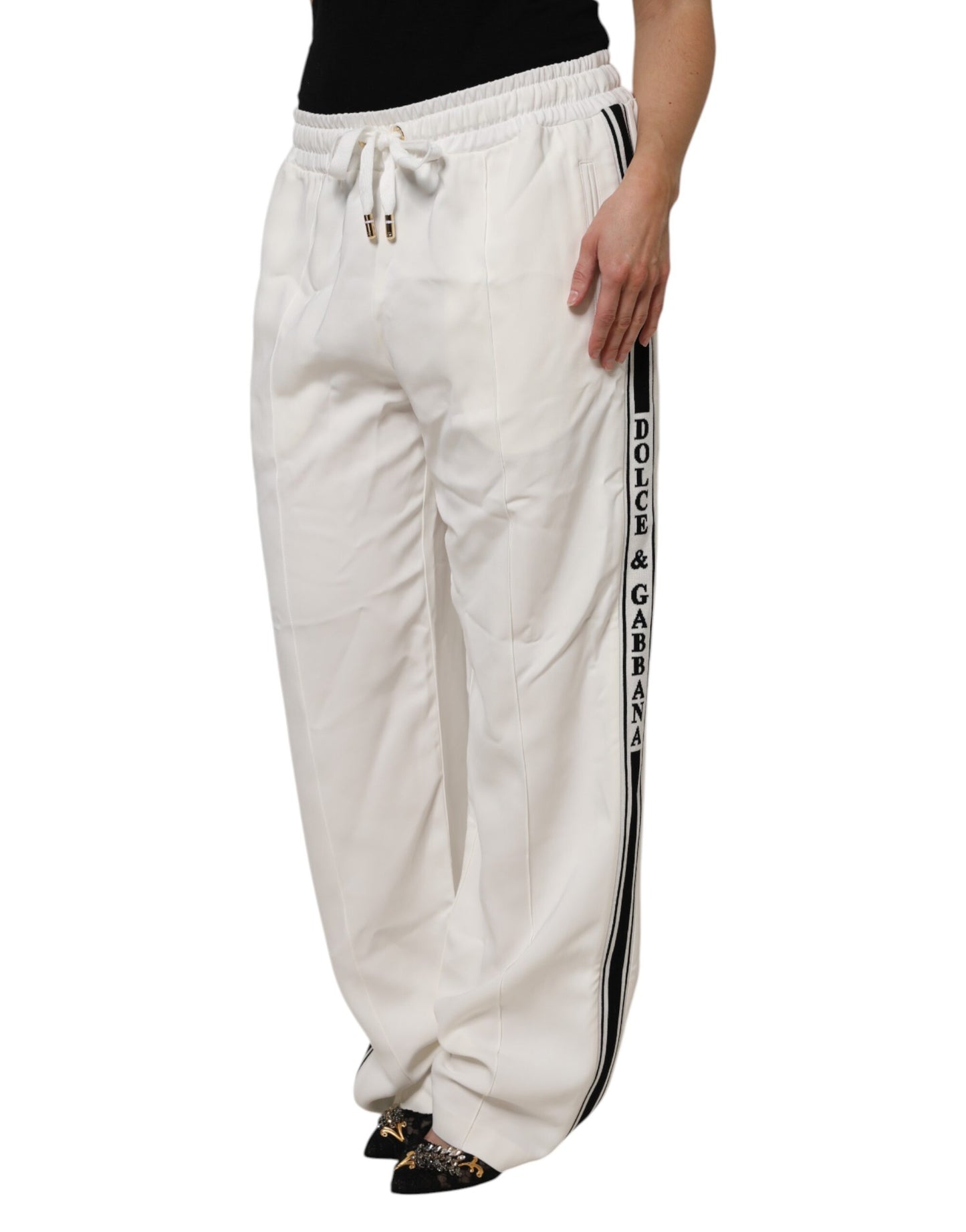 Dolce & Gabbana White Jogger Sweatpants Pants by Dolce & Gabbana
