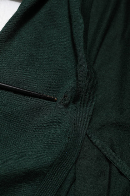 Dolce & Gabbana Dark Green Cashmere Silk Cardigan Sweater by Dolce & Gabbana