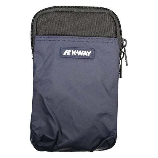Sac bandoulière K-WAY en polyester bleu