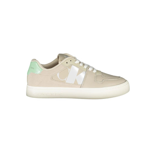 Calvin Klein Beige Polyester Sneaker by Calvin Klein