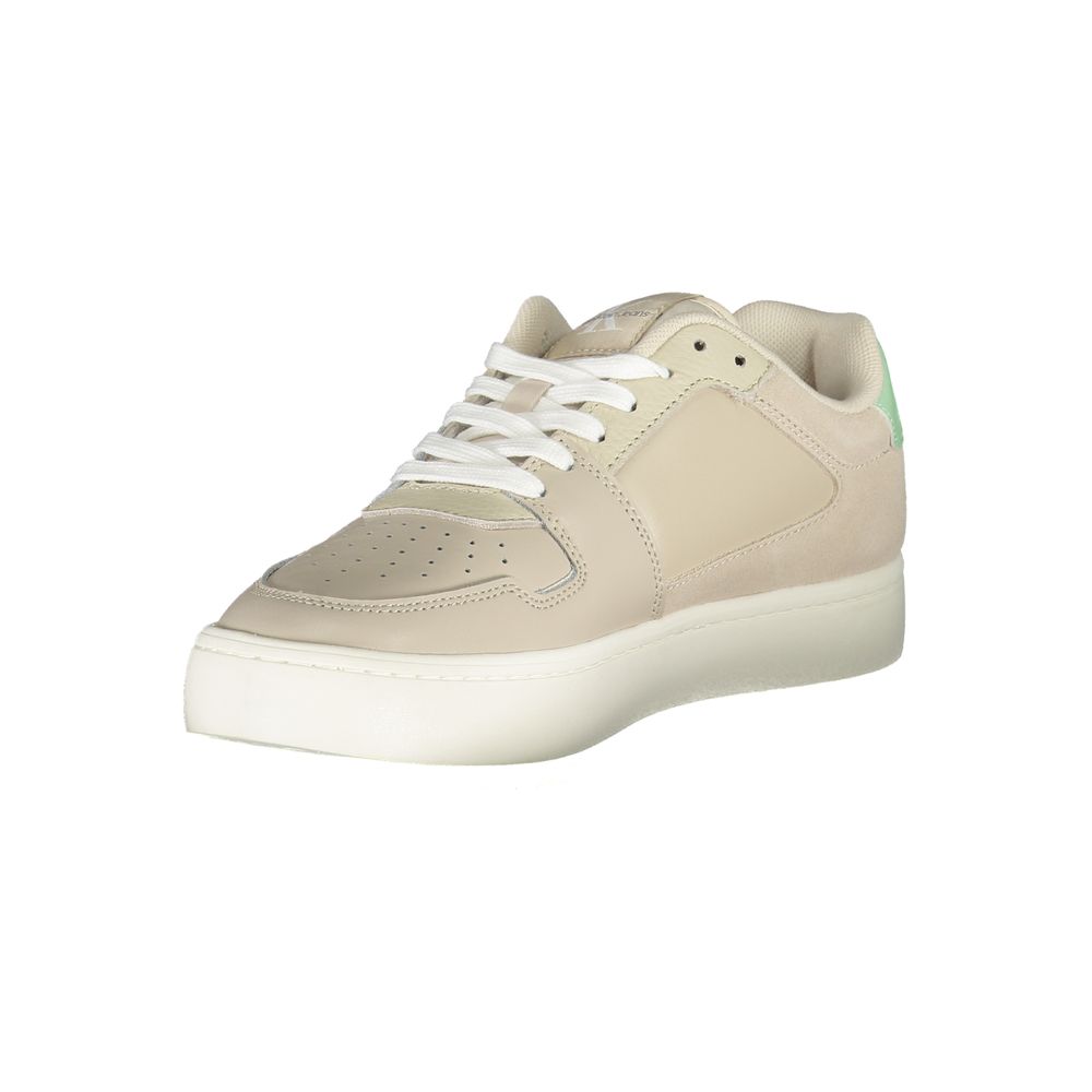 Calvin Klein Beige Polyester Sneaker by Calvin Klein