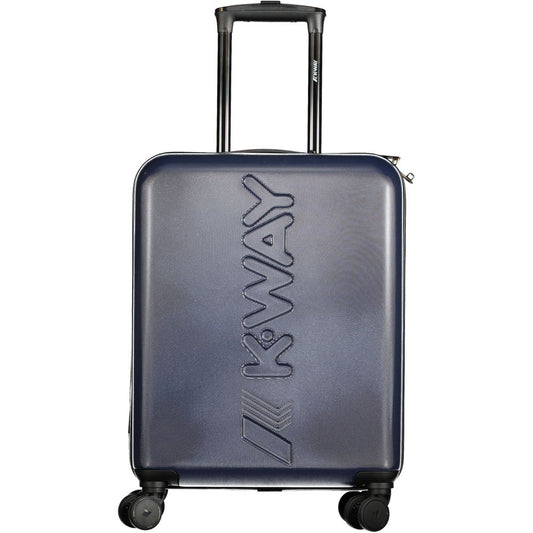 Valise et voyage en plastique bleu K-WAY