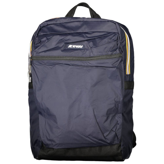 Sac à dos K-WAY en polyamide bleu