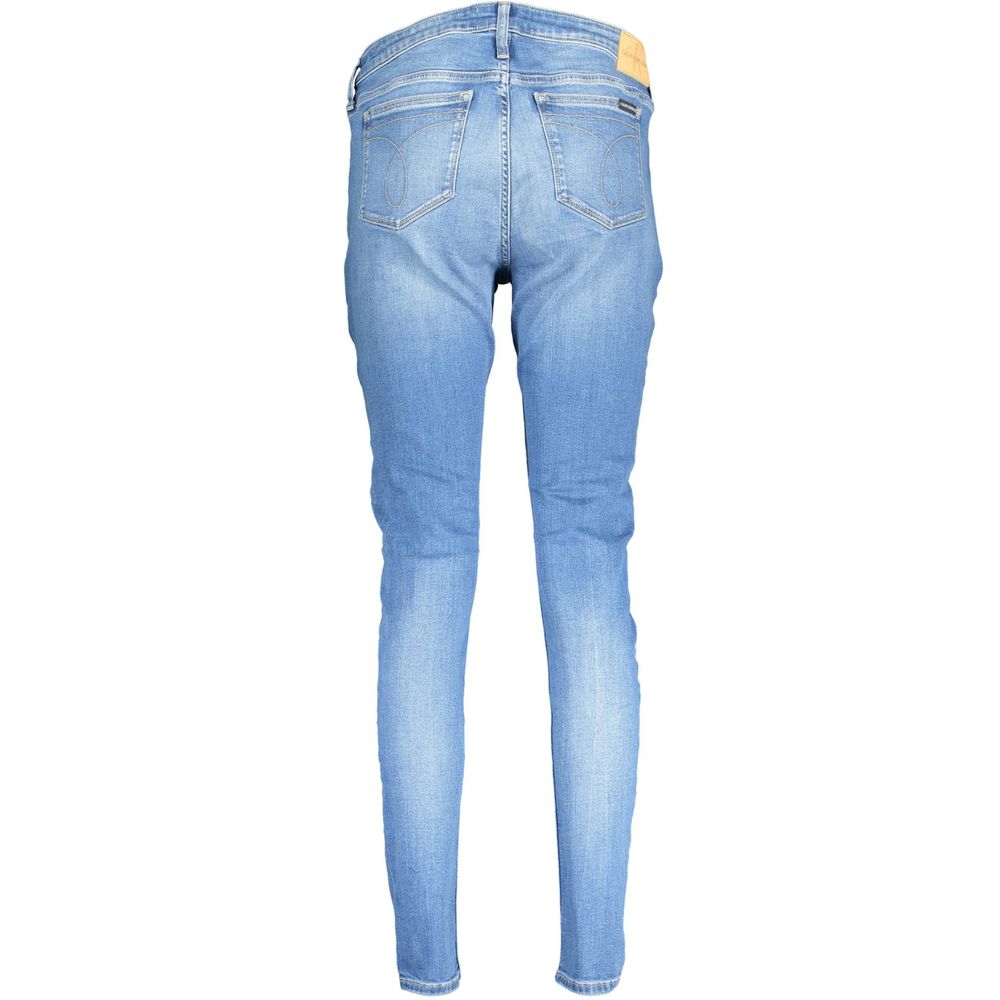 Calvin Klein Blue Cotton Jeans & Pant by Calvin Klein