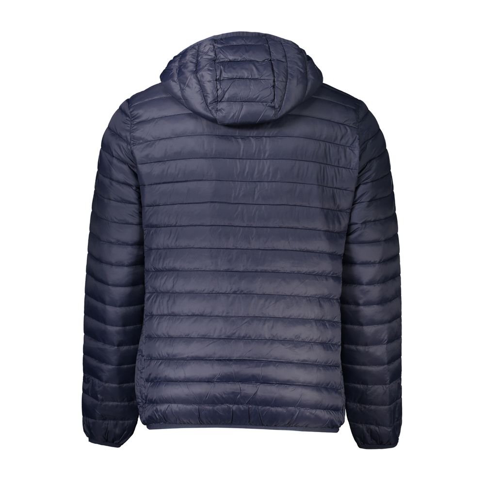 Cavalli Class Blue Polyamide Men Jacket by Cavalli Class