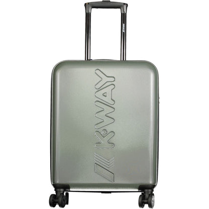 Valise de voyage K-WAY en plastique vert pour homme