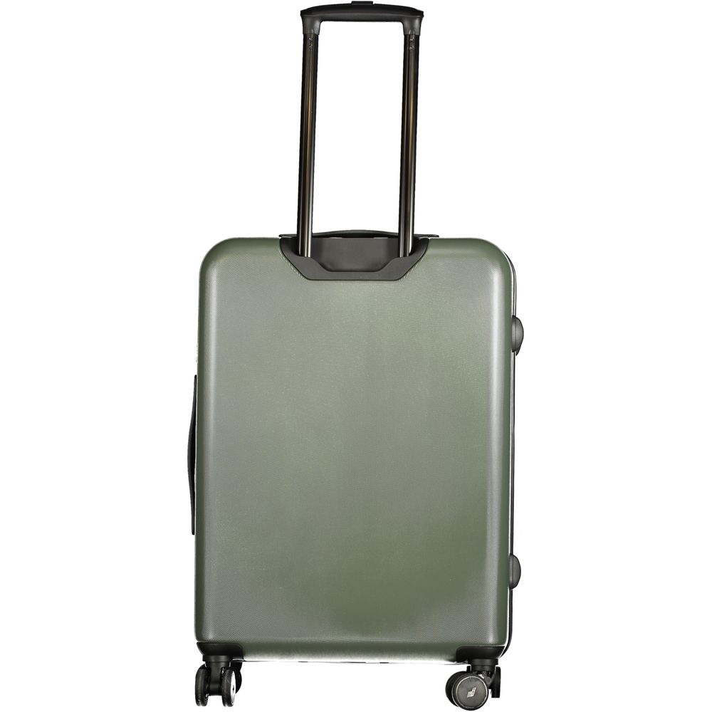Valise homme K-WAY en plastique vert