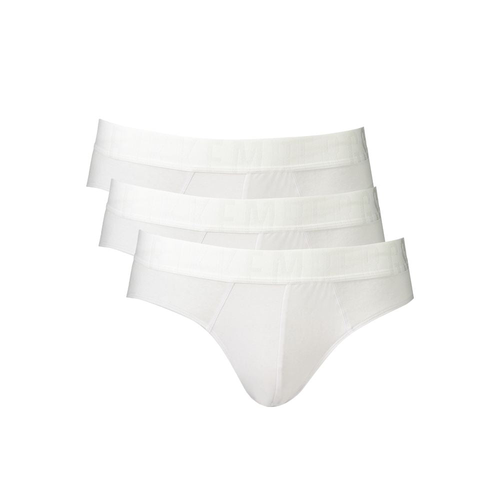 Sous-vêtements pour hommes en polyester blanc Bikkembergs