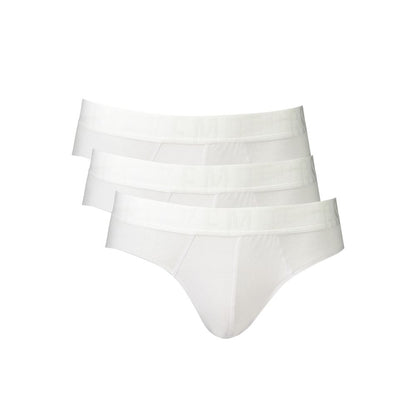 Sous-vêtements pour hommes en polyester blanc Bikkembergs