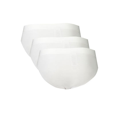 Sous-vêtements pour hommes en polyester blanc Bikkembergs