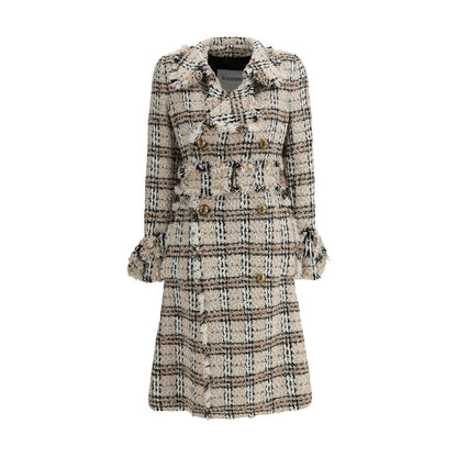 Manteau en boucle à carreaux Burberry