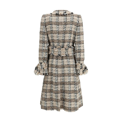 Manteau en boucle à carreaux Burberry