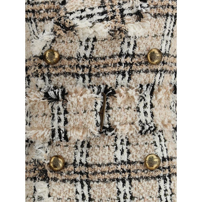 Manteau en boucle à carreaux Burberry