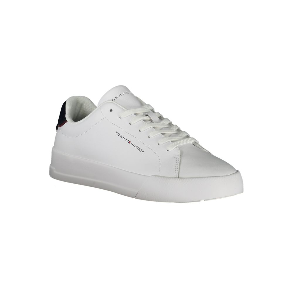 Tommy Hilfiger White Polyethylene Men Sneaker by Tommy Hilfiger