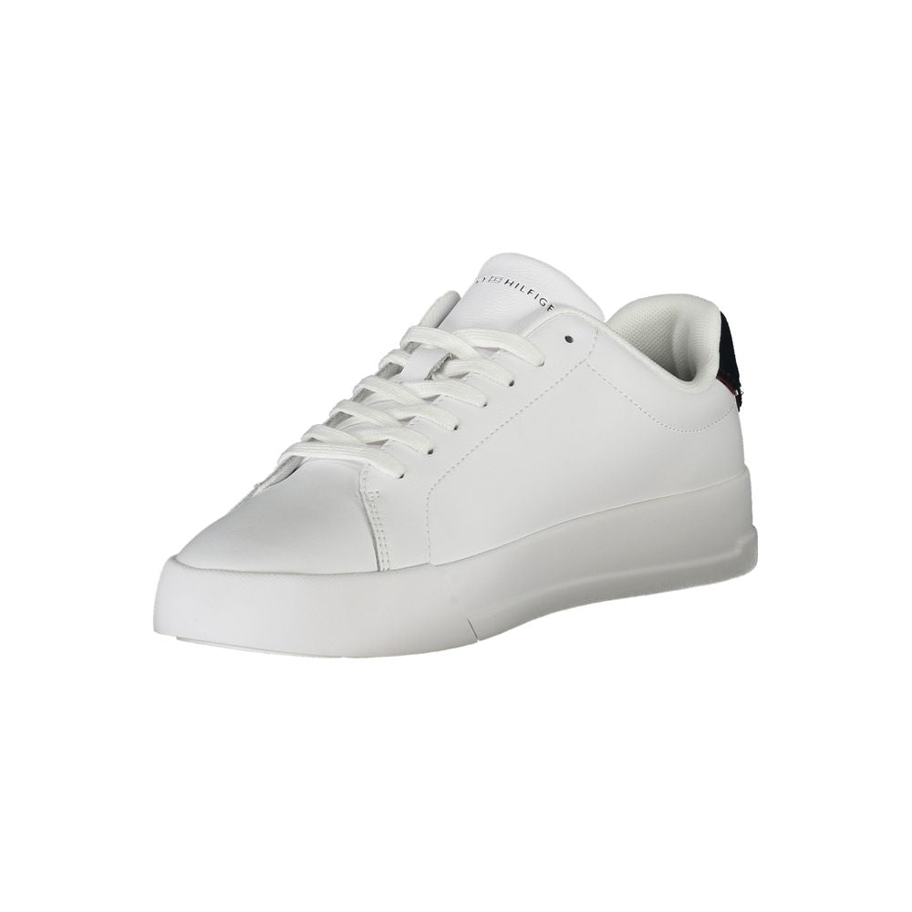 Tommy Hilfiger White Polyethylene Men Sneaker by Tommy Hilfiger
