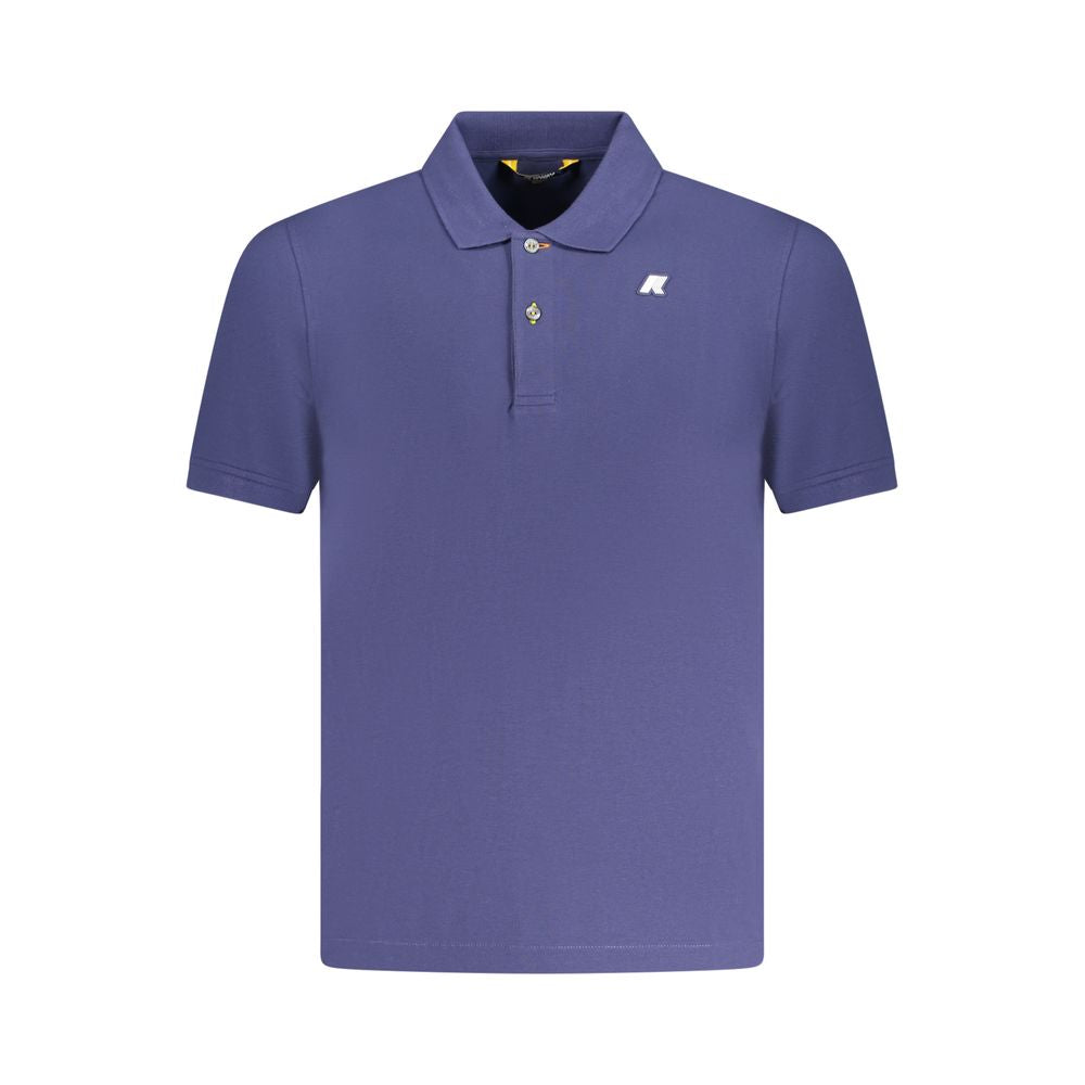 Polo en coton bleu K-WAY