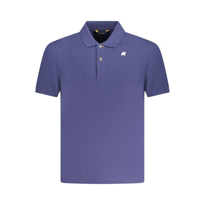 Polo en coton bleu K-WAY