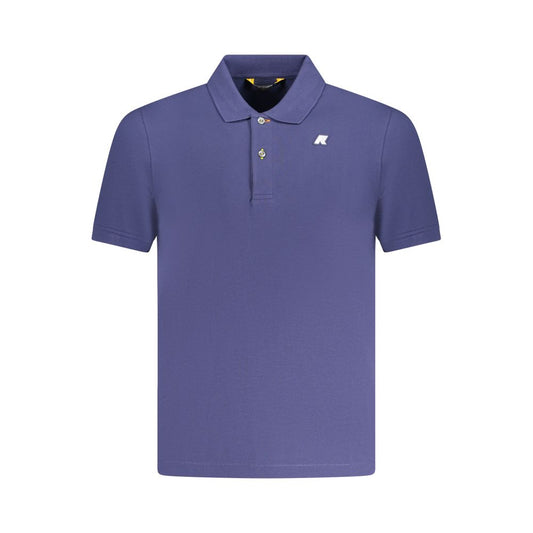 Polo en coton bleu K-WAY