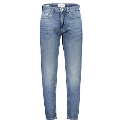 Calvin Klein Blue Cotton Jeans & Pant by Calvin Klein