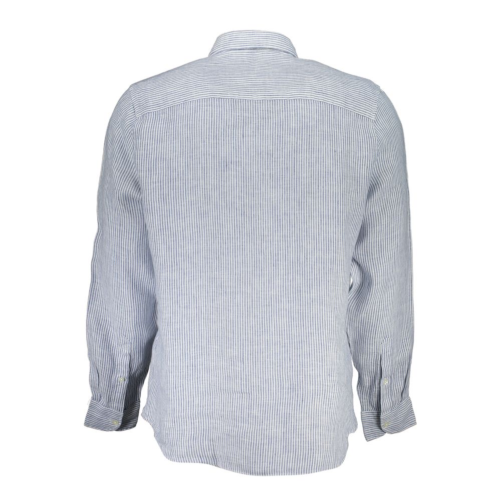 North Sails Blue Linen Shirt by North Sails
