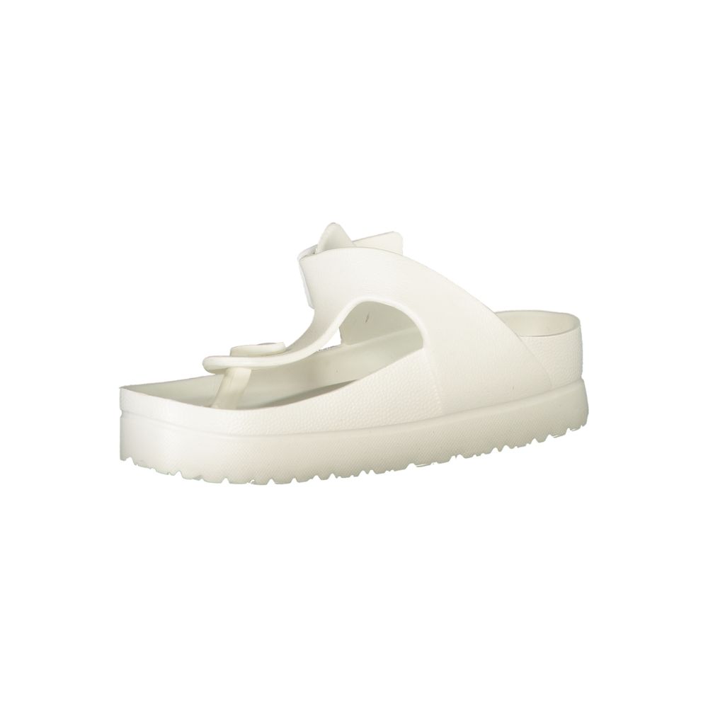 Carrera White Polyethylene Sandal by Carrera
