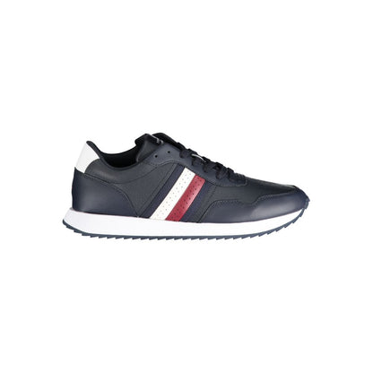 Tommy Hilfiger Blue Polyester Sneaker by Tommy Hilfiger