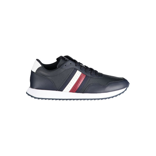 Tommy Hilfiger Blue Polyester Sneaker by Tommy Hilfiger