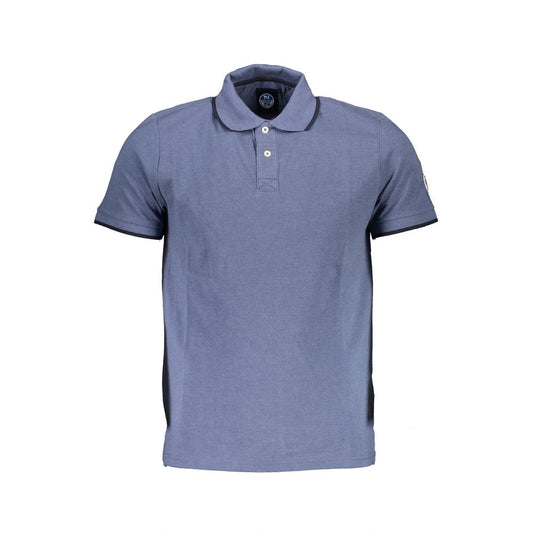 Polo North Sails bleu en coton pour homme